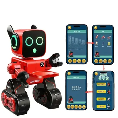 2026 Remote Control Intelligent Dialogue Robot, Children's Programming Toy