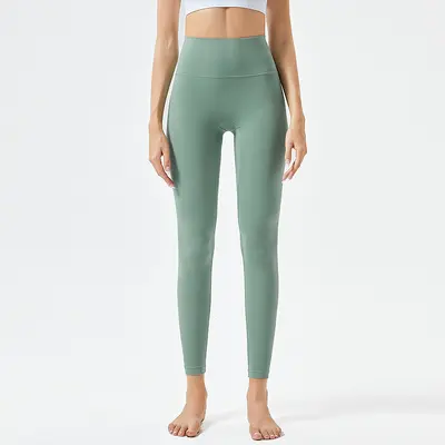 Damen-Sporthose mit hohem Bund, extra weich, Po-Lifting, für Laufen und Yoga - 10