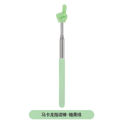 Retractable Teacher Pointer Stick, Plastic Children's Reading Pointer - 8