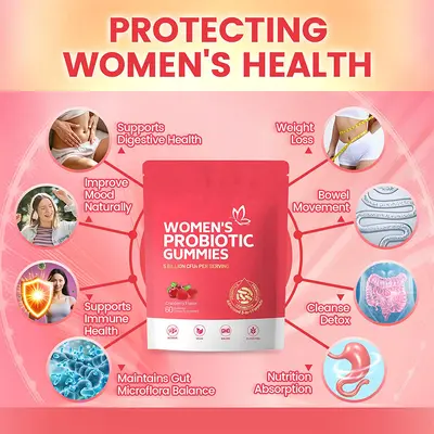 新品TK亚马逊跨境爆款60粒女性益生菌软糖WOMEN'S PROBIOTIC现货
