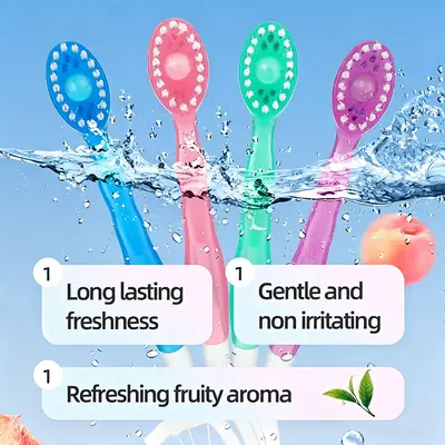 Disposable toothbrush set, portable