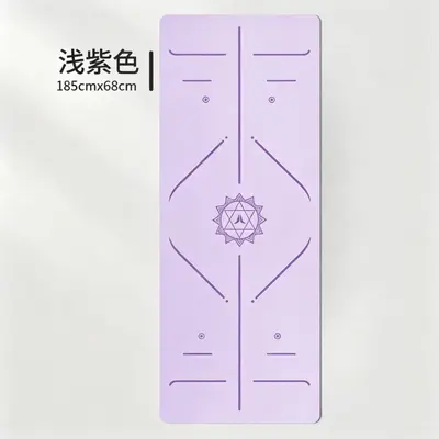 定制B02椰丝瑜伽垫PU橡胶防滑185*68*0.45cm跨境居家健身减震垫子 - 9