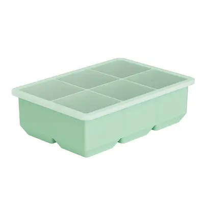 Large Ice Cube Molds Ice Tray Ice Maker Box Soft Silicone Big Size Frozen Square Ice Household Food Grade Large Molds High Capacity - 4