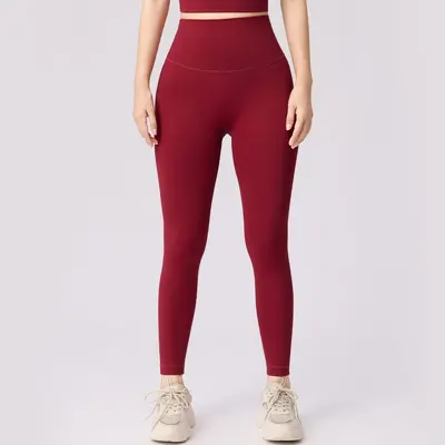 Seamless Yoga Pants with Waist Control and Leg Shaping - 8