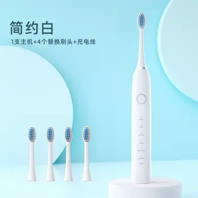 Rechargeable Soft-Bristle Automatic Electric Toothbrush and Water Flosser Set, Couple Styl - 7