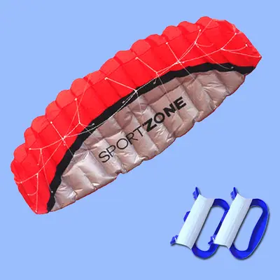 Weifang Soft Rainbow Umbrella Kite, Double-Line Stunt Kite - 13
