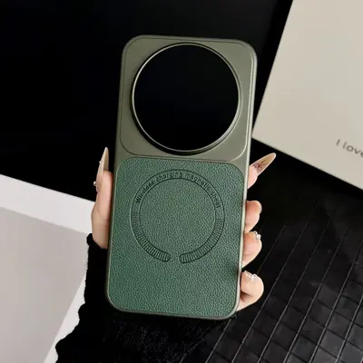 Xiaomi 17 Ultra lychee texture magnetic case, compatible with Redmi K100 Pro, hard PC cove - 10