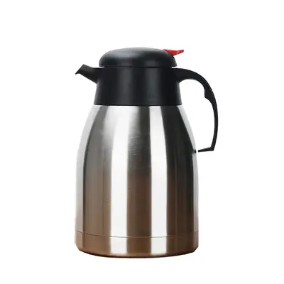 2 L Double-Wall Stainless Steel Vacuum Kettle with Gooseneck Spout