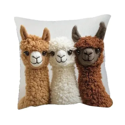 TEMU Hot-Selling Cat Plush Pillow Cover Cute Adorable Animal Cushion Bedroom Home Sofa Decorative Throw Pillow Cover Wholesale - 6