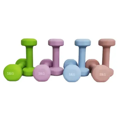 Yeni Model Yuvarlak Başlı Dumbells Kol Egzersizi Saf Demir Küçük Dumbells Erkek Fitness Ekipmanı Kadın Ev Kullanımı Çocuk Seti Kombinasyon - 6