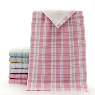 Gaoyang pure cotton checkered towel set, adult - 10