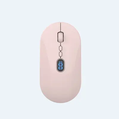 Sınır ötesi yeni kablosuz Bluetooth mouse, şarj edilebilir, sessiz, güç göstergeli, kızlar, iş, bilgisayar ve ofis kullanımı için uygun. - 6
