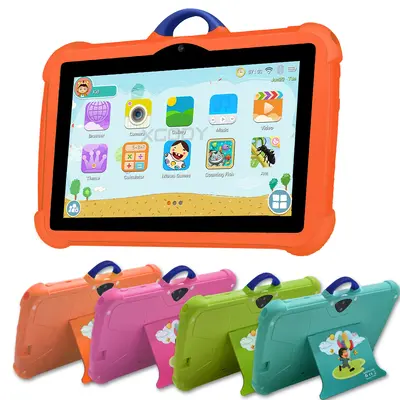 Grenzüberschreitender 7-Zoll-Kinder-Tablet 2025 neues Modell mit Android, Augenschutz und umfangreichen Lern-Apps.