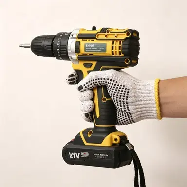 21V dual-speed lithium cordless drill screwdriver set - 5