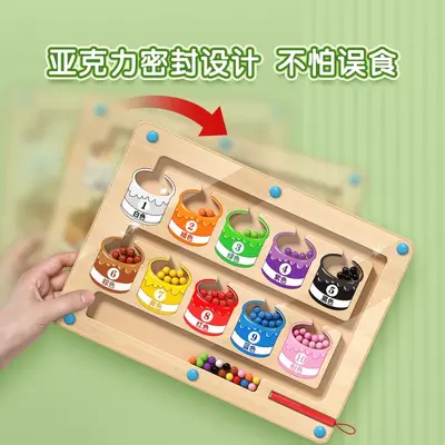 Magnetic Maze Ball Game, Attention Training, Ages 2-6