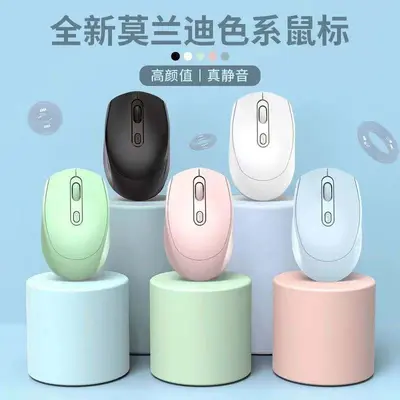 新款无线鼠标静音无声可充电笔记本台式电脑商务办公游戏通用款 - 5