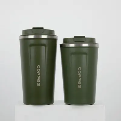 304 paslanmaz çelik vakumlu termos kahve kupası 350 ml - 11