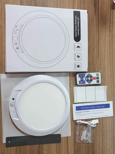 Kablosuz manyetik kızılötesi hareket sensörlü koridor lambası, tavan lambası - 10
