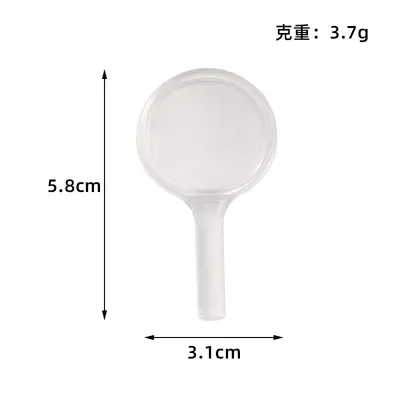 40 mm Handlupe aus transparentem Acryl, HD - 7