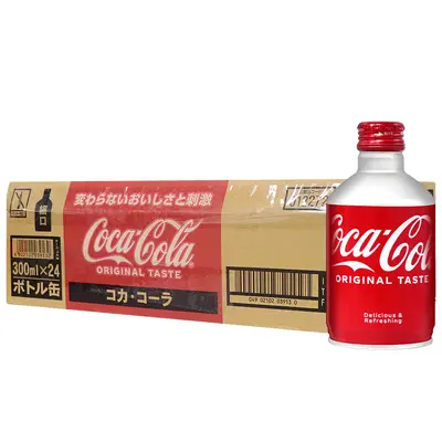 Japan-Imported Coca-Cola Mini Bullet Cola, Carbonated Drink 300ml Aluminum Can