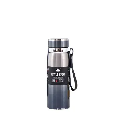 Large Capacity 316 Stainless Steel Insulated Bottle with Strap, Portable - 6