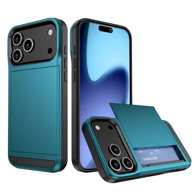 iPhone 17 Pro Max Hülle mit Schiebe-Kartenfach - 13