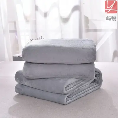 Coral Fleece Blanket, Four-Season, Single Thin Style
