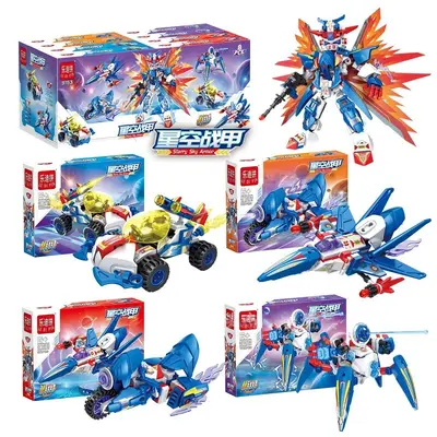 Kinder-Bausteine Panzer-Set, 8-in-1, kleine Steine - 11