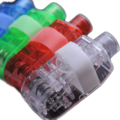 LED Light-Up Finger Ring, Flashing Electronic Small Toy - 4