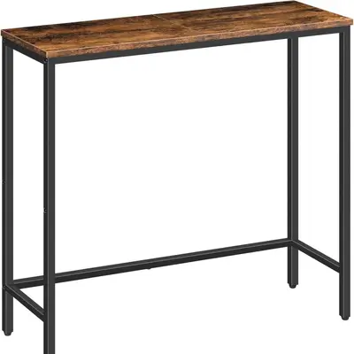 Slim Hallway Console Table Rack for Narrow Spaces, Kitchen, Entryway - 7