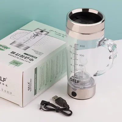 Bestseller Automatischer Rührbecher für E-Commerce mit USB-Aufladung Kaffeetasse Dendrobium-Pulver Milchshake Proteinpulver Shaker-Becher - 7