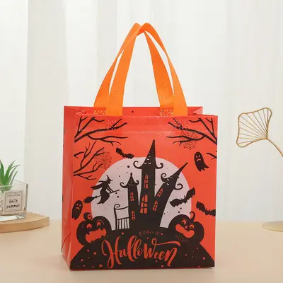 Halloween Printed Non-Woven Party Gift Bag for Candy - 10