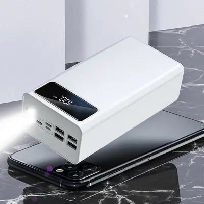 50000mAh Portable Power Bank with Full-Screen Digital Display - 10