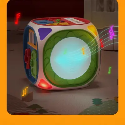 Hexahedron Bead Maze Smart Assembly Toy for Babies
