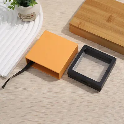 In Stock Transparent PE Film Suspended Box Jewelry Packaging Box Nail Art Display Box Accessory Drawer Box - 11