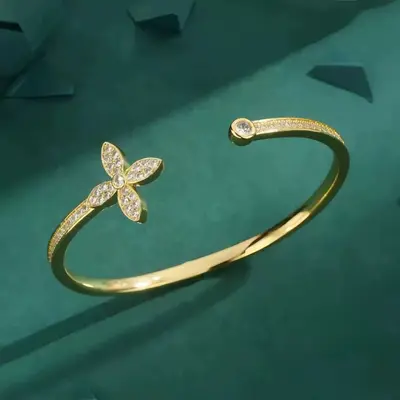 Strass-Armband mit schlichtem Design - 2