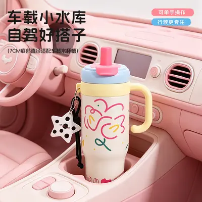 Giant Thermos Cup with Handle, Large Capacity - 5