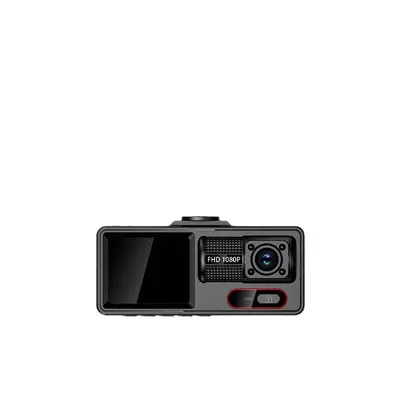 WiFi Suction Cup Car Camera with 3-Way Front, Middle and Rear Recording