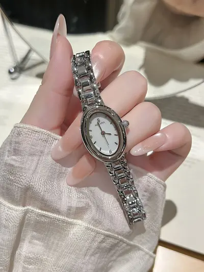 AIMANA New Pigeon Egg Dial Women's Watch Premium Elegant Luxury Temperament Wristwatch Exquisite Baguette Watch Wholesale - 7