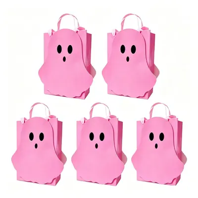 Halloween candy bag, small white ghost design, gift box - 11
