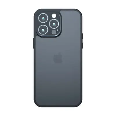 Mattierte strukturierte Schutzhülle für iPhone 16 Pro und 15 mit Luftpolster-Lensenschutz