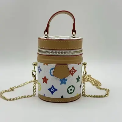Yeni Model Şanslı Su Kovası Çanta Baskılı Mini Kadın Çapraz Çanta Küçük Ruj Çantası Kulaklık Çantası Bozuk Para Çantası Anahtar Çantası - 7