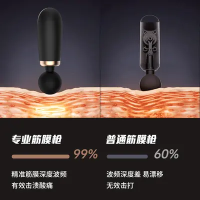 Mini Fascia Massage Gun Rechargeable Silent Vibration Muscle Massager for Women - 4