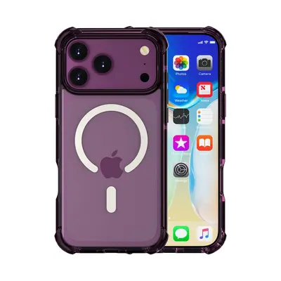 iPhone 18 Pro Max Acrylic Transparent Magnetic Case, MagSafe Compatible with Airbag