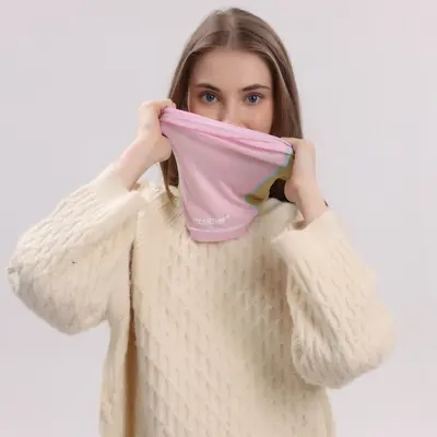 New Summer In-Stock Thin Veil Men's and Women's Two-Tone Tencel Wool Face Mask Cycling Windproof Multifunctional Neck Gaiter