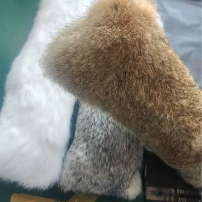 Rabbit Fur Pillow Cat Toy with Catnip Scent Self-Play