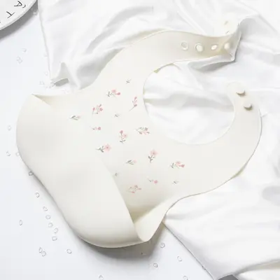 INS-Stil Kinder-Silikonlatz Baby-Fütterungslatz 3D wasserdichter Latz waschbar Speicheltuch - 11