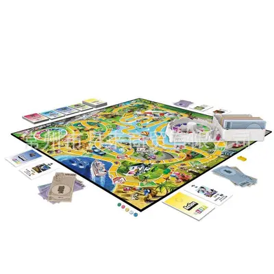 The Game of Life Englisches Kartenspiel und Brettspiel, Modell 6188