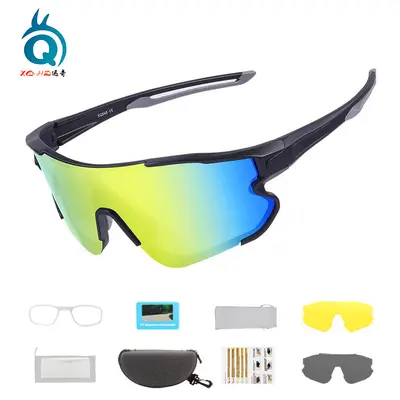 Polarized Cycling Glasses, UV Protection, Myopia Compatible, Unisex - 9