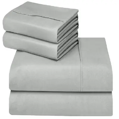 Vio Vierteiliges Bettbezug-Set mit flachen Streifen - 2